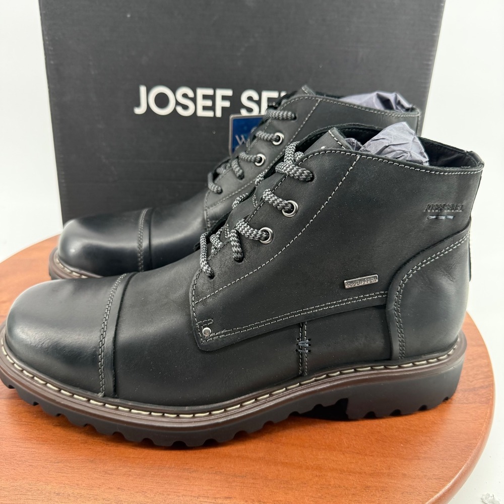 Josef Seibel Chance 53 Mens Boots Mocca Crazy Horse Leather Size EU45/US11-11.5